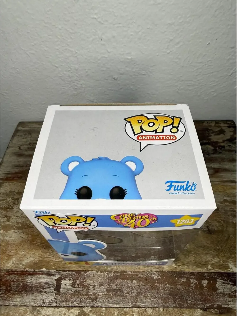 Funko Pop! Animation‎ Care Bears 40th Anniversary Champ Bear #1203 Vinyl Figure